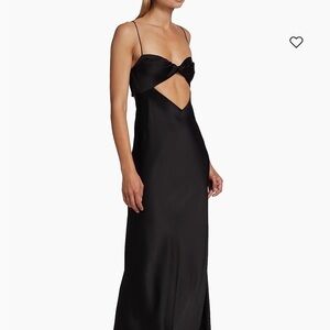 Size 4 SILK Black Backless Dress NWT Never Worn